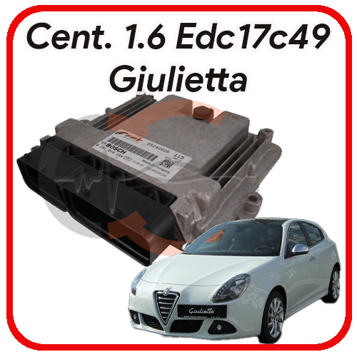 Centralina motore Alfa Romeo Giulietta 1.6JTD 16V Bosch EDC17C49 Turbo FAP/DPF 77 Kw Codice motore: 940A3000